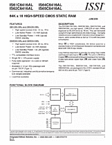 DataSheet IS65C6416AL pdf